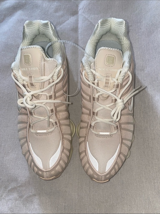 Nike Shoes - Nike Women’s Light Beige/Taupe Shox Sneakers